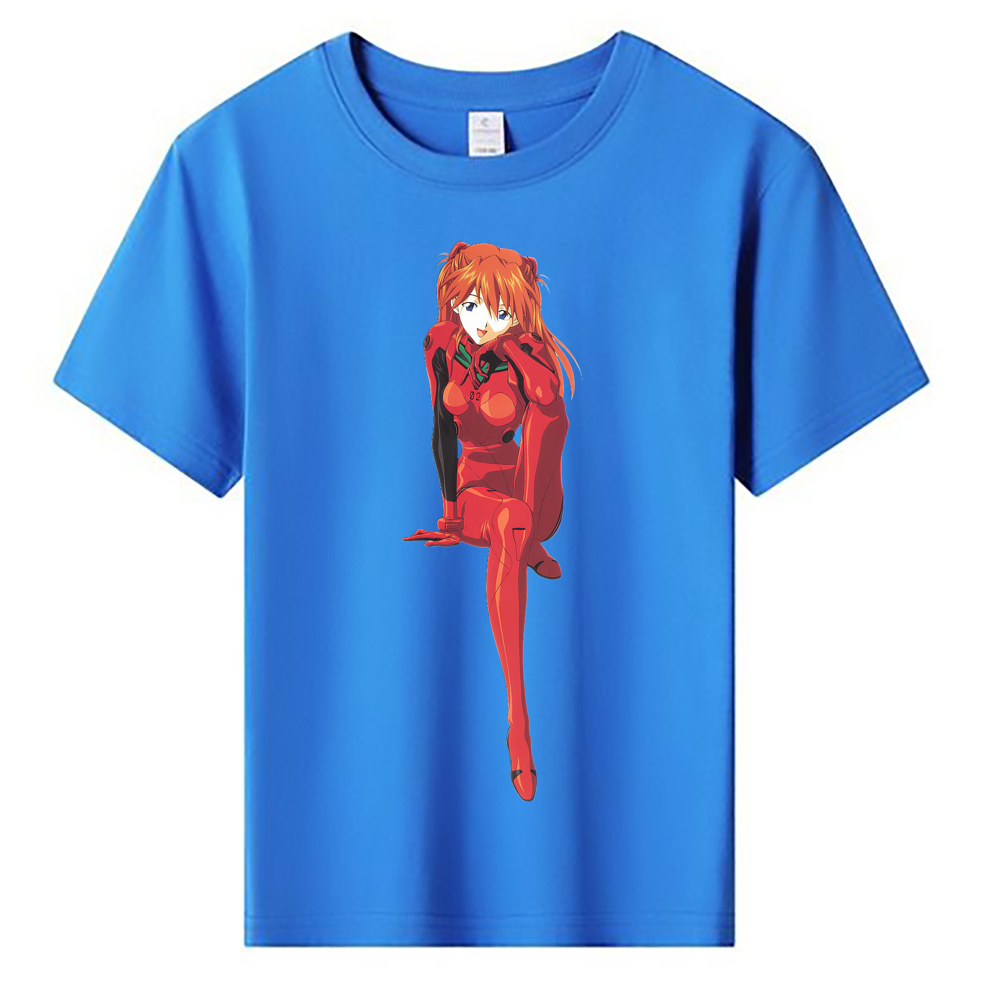 （画像用） EVA 新世紀エヴァンゲリオン 綿100％キッズTシャツ（フロントプリント）